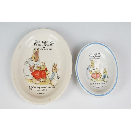 34 - Collection of Beatrix Potter & Royal Doulton Bunnykins ceramics to include Wedgwood Peter Rabbit Nur... 