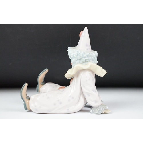 9 - Lladro Tired Friend, model 5812, 13cm high, Lladro Having a Ball, model 5813, 18cm high, Beswick fig... 