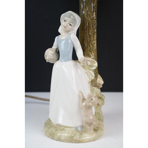 9 - Lladro Tired Friend, model 5812, 13cm high, Lladro Having a Ball, model 5813, 18cm high, Beswick fig... 