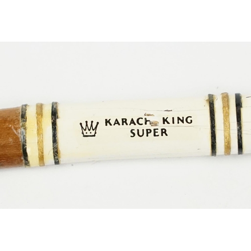 203 - Advertising - Apprentice Piece / Travelling Saleman's Vintage Miniature Wooden ' Grays 'Karachi King... 