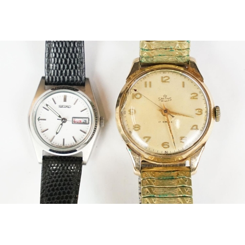 213 - Leuba Louis, Geneve, Lady's tank wristwatch. No 6784 and other wristwatches including one signed Car... 