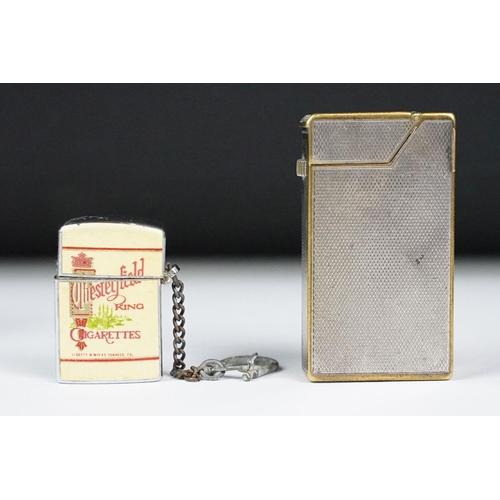 223 - Collection of Lighters including Art Deco Cased Ronson Varaflame, Advertising Westerfield King Cigar... 