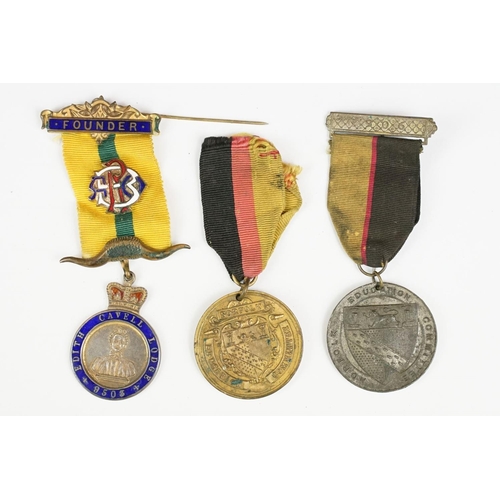 243 - A small collection of R.A.O.B. medals / jewels to include silver examples.