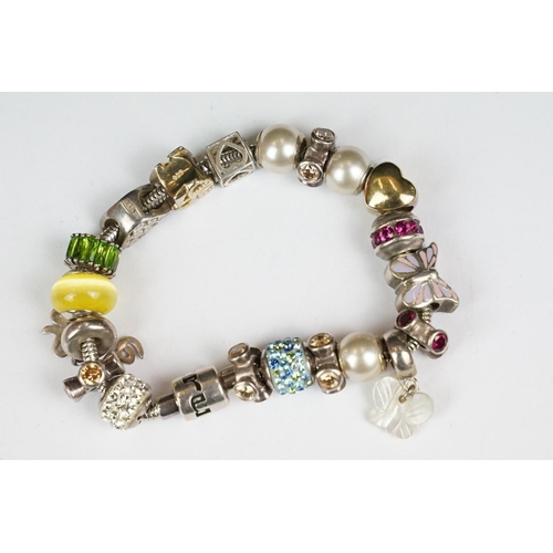 274 - Truth charm bracelet and silver charms