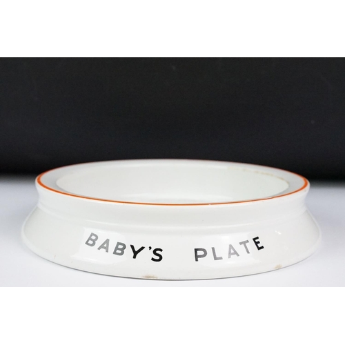 42 - Mabel Lucie Atwell baby's Plate / bowl by Shelley ' If I had a fairy .....', 21cm diameter