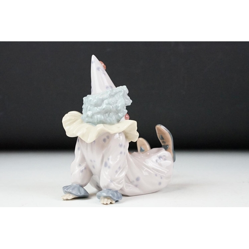 48 - Boxed Lladro ' Pequeno Pierrot Cansado / Tired Friend ' porcelain figure, no. 05812