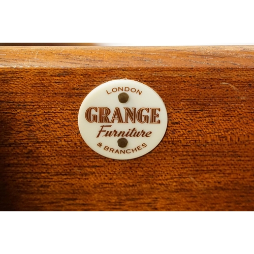 723 - Mid century G Plan Librenza chest of seven drawers, with embossed G Plan logo and retailer's label f... 