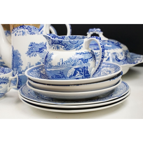 79 - Collection of Spode blue & white ceramics to include Spode Italian, The Signature Collection 'Gothic... 