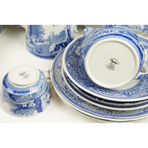 79 - Collection of Spode blue & white ceramics to include Spode Italian, The Signature Collection 'Gothic... 