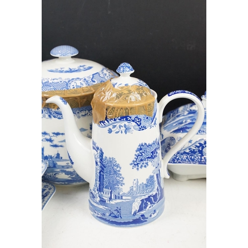 79 - Collection of Spode blue & white ceramics to include Spode Italian, The Signature Collection 'Gothic... 