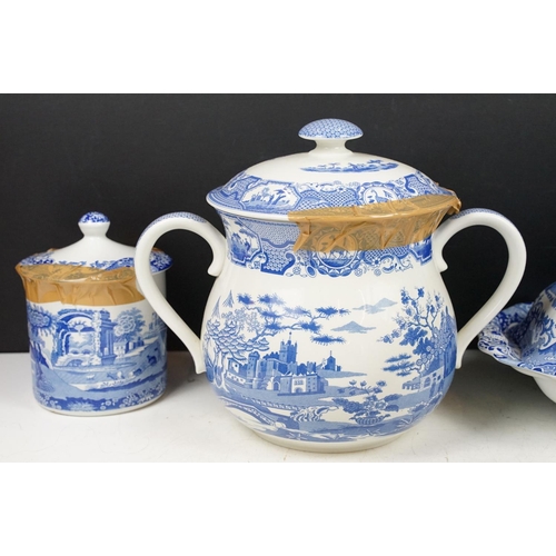 79 - Collection of Spode blue & white ceramics to include Spode Italian, The Signature Collection 'Gothic... 