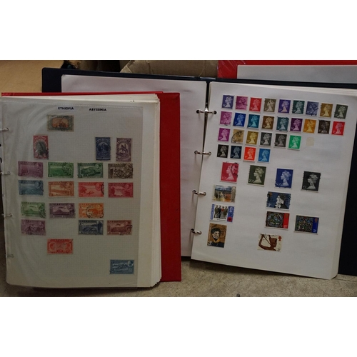 528 - Large collection of British, Commonwealth and World stamps within albums together with loose example... 