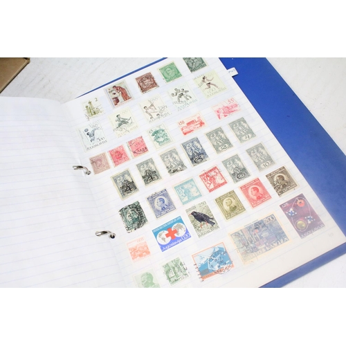 470 - Extensive collection of stamps and stamp collecting supplies housed within nine boxes, the lot to in... 