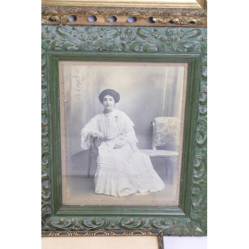 619 - Three Victorian photographs, comprising: young boy with flowers by John Griffiths, Sheerness, 13.5 x... 