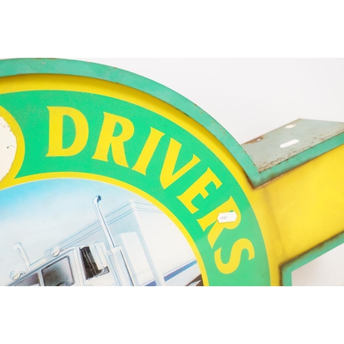 510 - Truck Drivers Restaurant light up sign, 90cm wide