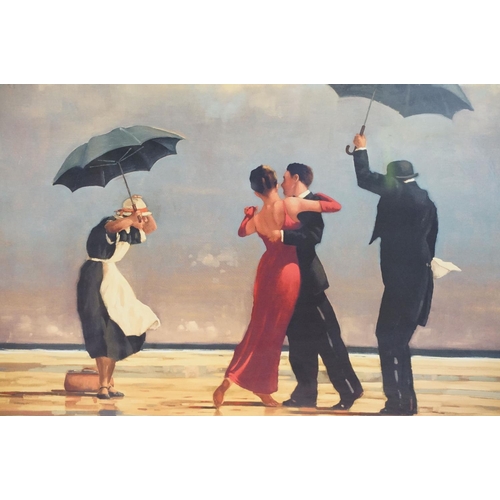 570 - Jack Vettriano ' The Singing Butler ' print, framed and glazed, image measures 46cm x 60cm