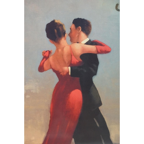 570 - Jack Vettriano ' The Singing Butler ' print, framed and glazed, image measures 46cm x 60cm