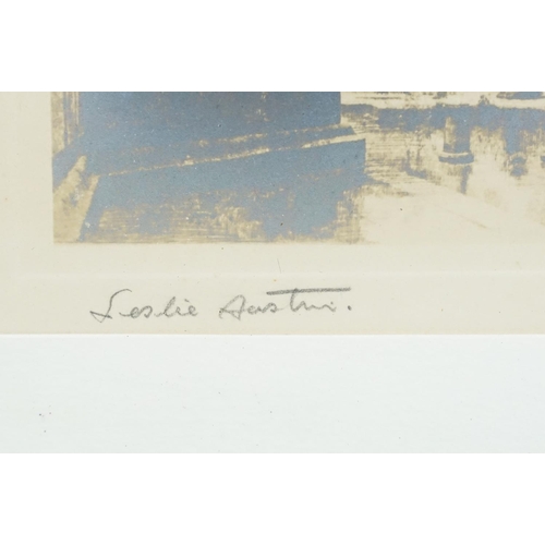 579 - Leslie Austin, Trafalgar Square, a facsimile of the original drawing, signed in pencil lower left, 1... 