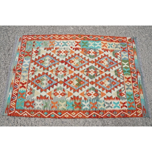 774 - Chobi Kilim rug, approx 150cm x 98cm