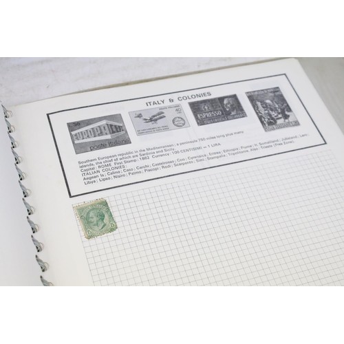 479 - A collection of empty stamp albums to include Simplex examples