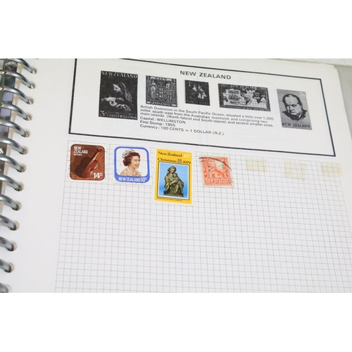 479 - A collection of empty stamp albums to include Simplex examples