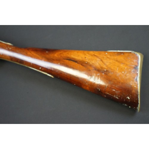 341 - A FLINTLOCK COACHING BLUNDERBUSS by Mewis & Co, with 14 1/2