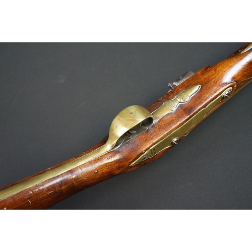 341 - A FLINTLOCK COACHING BLUNDERBUSS by Mewis & Co, with 14 1/2