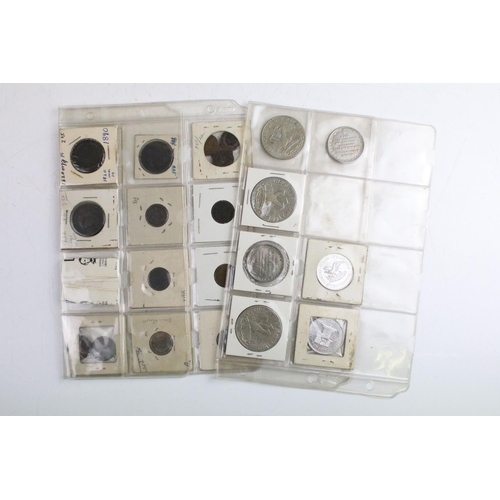 100 - A small collection of United States of America coins to include uncirculated examples together with ... 