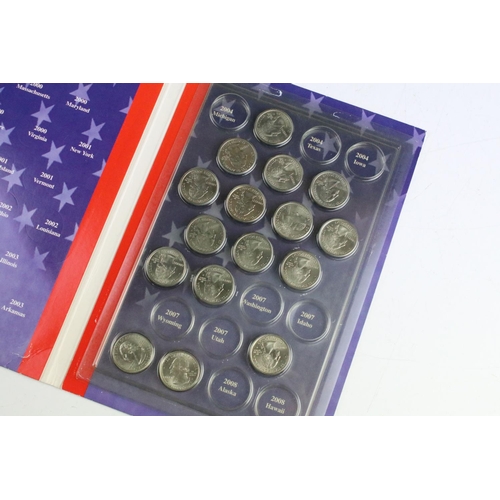 100 - A small collection of United States of America coins to include uncirculated examples together with ... 