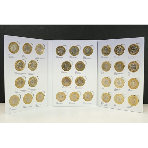 136 - A Royal Mint Great British Coin Hunt UK £2 coin collectors album complete with Thirty Nine collector... 