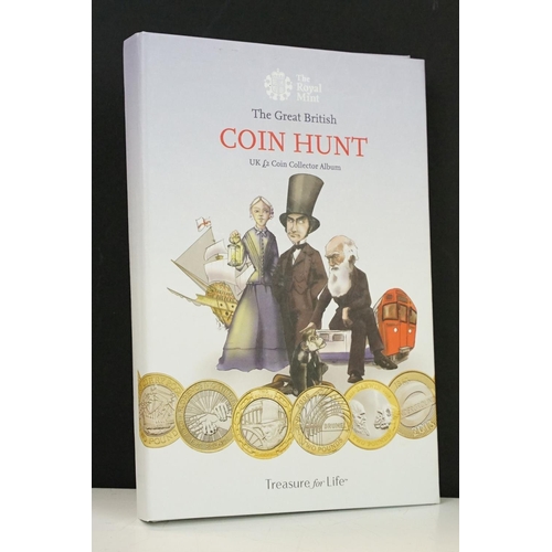 136 - A Royal Mint Great British Coin Hunt UK £2 coin collectors album complete with Thirty Nine collector... 