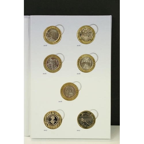 136 - A Royal Mint Great British Coin Hunt UK £2 coin collectors album complete with Thirty Nine collector... 