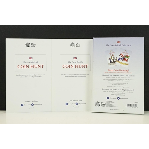 136 - A Royal Mint Great British Coin Hunt UK £2 coin collectors album complete with Thirty Nine collector... 