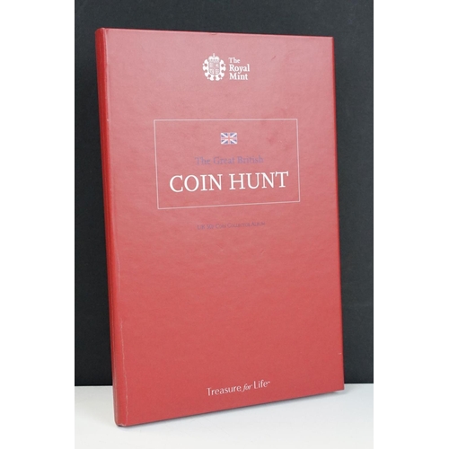 137 - A Royal Mint Great British Coin Hunt UK 50p coin collectors album complete with Twenty Three collect... 