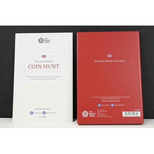 137 - A Royal Mint Great British Coin Hunt UK 50p coin collectors album complete with Twenty Three collect... 