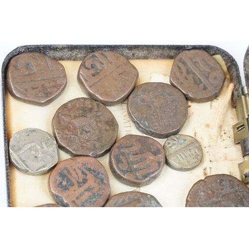 140 - A collection of early Indian hammered coins.