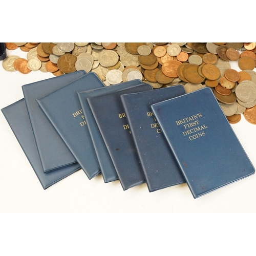 88 - A large collection of British pre decimal and world coins to include a small quantity of silver exam... 