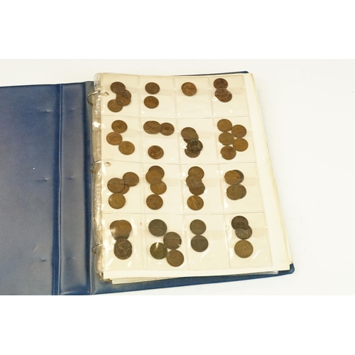 94 - A collection of mainly British pre decimal coins within two collectors albums to include a good sele... 