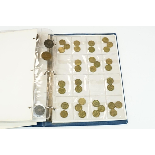 94 - A collection of mainly British pre decimal coins within two collectors albums to include a good sele... 