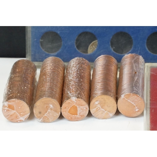 11 - A collection of British decimal and pre decimal coins to include uncirculated and silver examples.