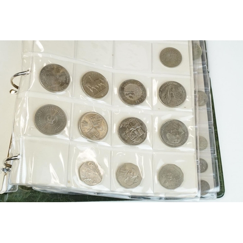 17 - A collection of mainly British decimal and pre decimal coins including a good selection of early sil... 