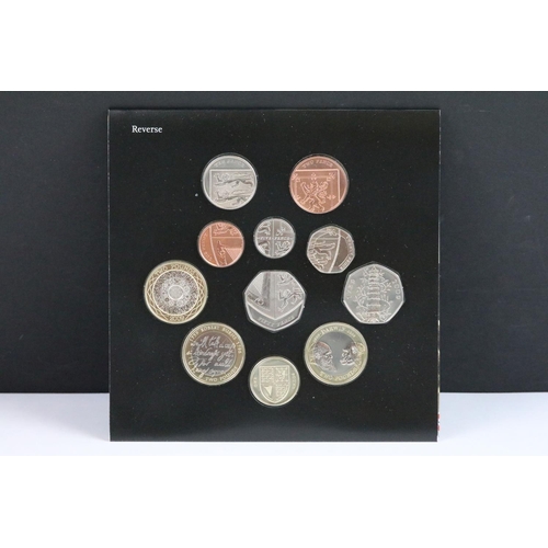 26 - A British Royal Mint brilliant uncirculated 2009 coin set to include the Kew Gardens 50p coin.