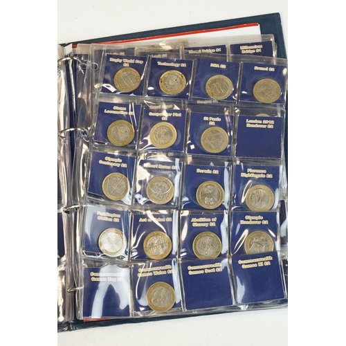 4 - A collection of British decimal collectable £2, £1 and 50p coins contained within a change checker a... 