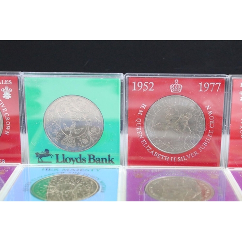 68 - A small collection of British uncirculated commemorative crowns together with a selection of pre dec... 