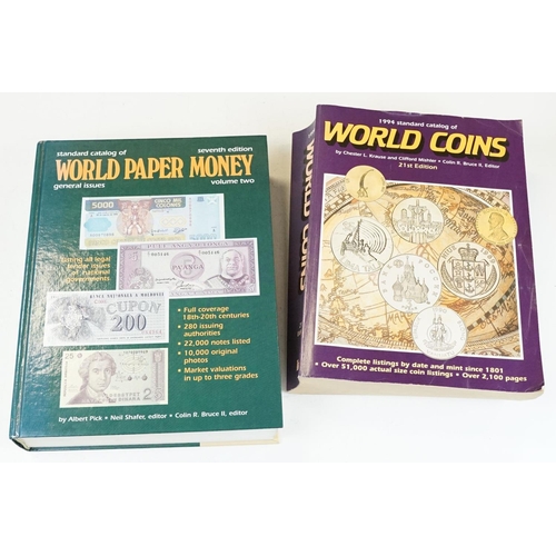 86 - A collection of British and World Coin and Banknote reference books.