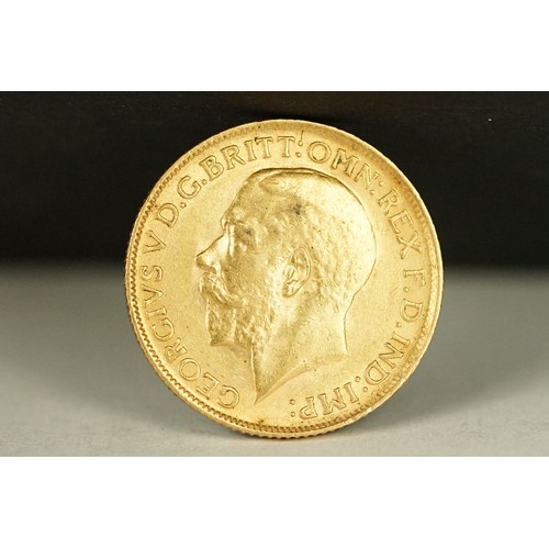 224 - A British King George V 1912 gold full sovereign coin.