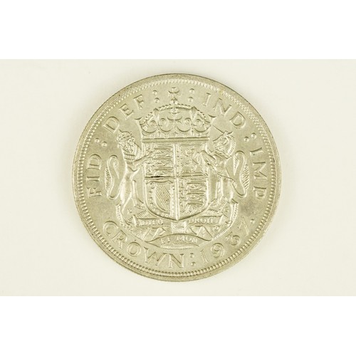 52 - A collection of three British silver crown coins to include two 1935 examples together with a 1937 e... 