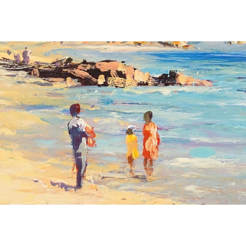 1 - Allan Nelson, A Sandy Stroll, oil on panel, signed lower left, with Certificate of Guarantee and Aut... 