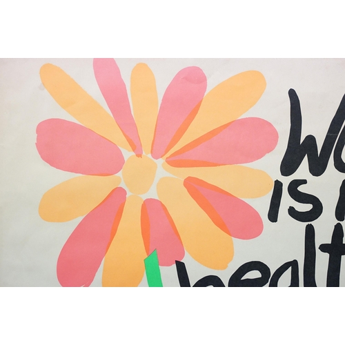 45 - War is not healthy for children and other living things poster, 71.5 x 56cm, Peace, please... poster... 