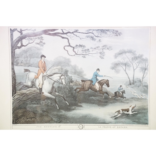 78 - Three after William Samuel Howitt (British, 1756–1822), Duck Shooting, La Chasse Aux Canards, colour... 